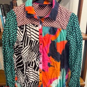 Anthropologie Paz Buttondown by Maeve